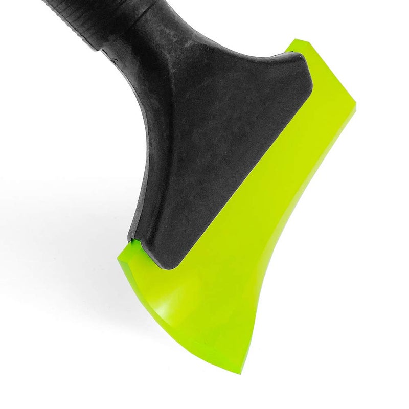 GUGUGI Rubber Squeegee Shower Door Squeegee Windshield Squeegee Ice Scraper Miracle Scraper for Vinyl Wrapping, Window Tinting, Windshield Washing, Bathroom Door Cleaning(1 Pack, Green) - Image 2